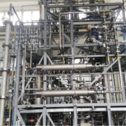Technikumsanlage zur CO2-Abscheidung bei IUTA e.V.
